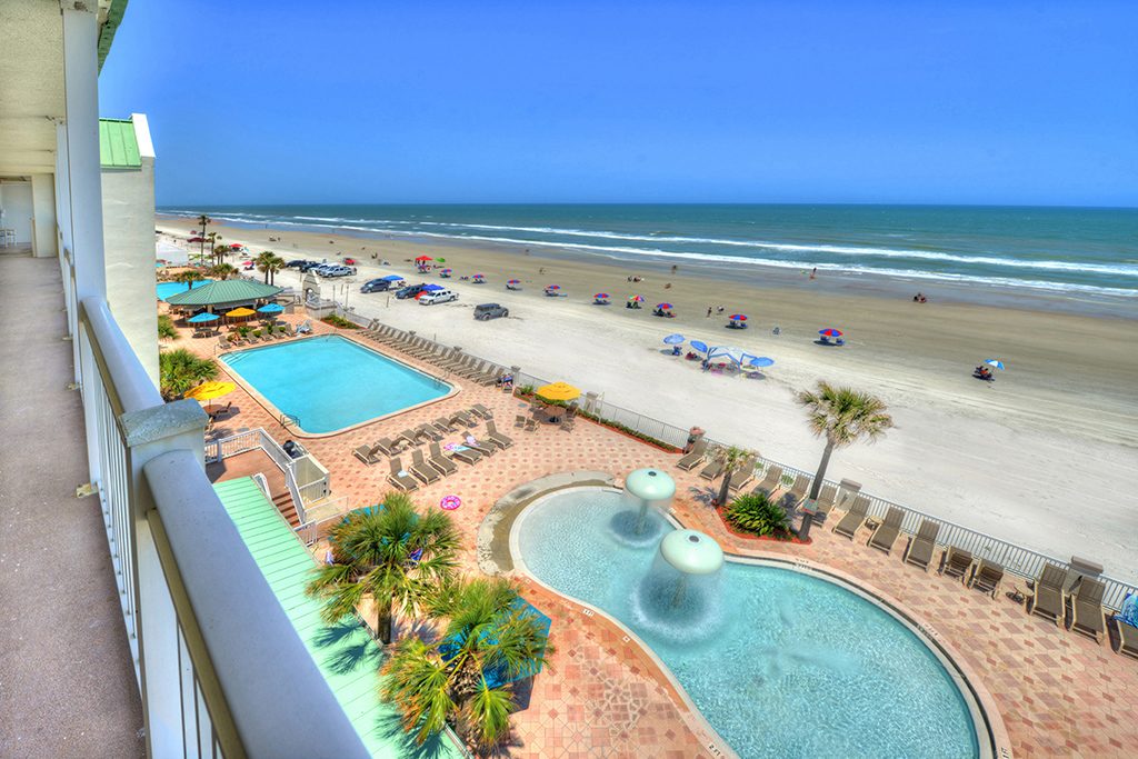 Daytona Beach Resort Studio Oceanfront Condo Rental 504