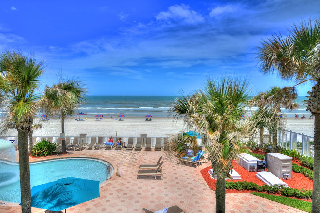 Daytona Beach Resort 1 Bedroom Oceanfront Condo Rental 201